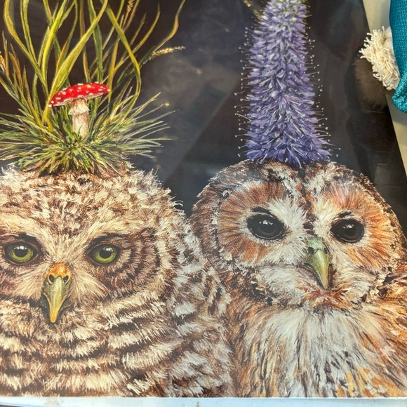 Hester & Cook Baby Owls Paper Placemat 24 Sheets Vicki Sawyer American Made - Picture 5 of 7